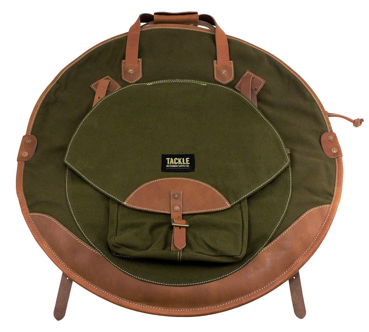 TACKLE Instruments Sac Cymbales 24" Sac Dos - Vert