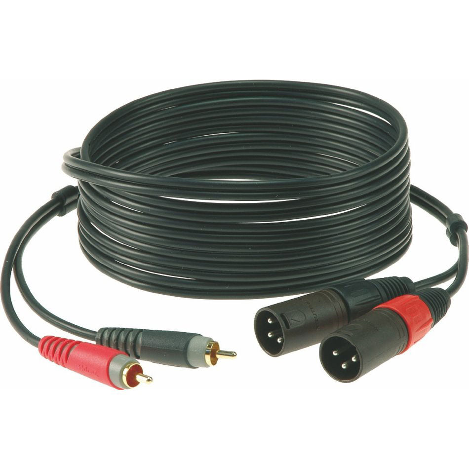 Klotz DOUBLE RCA - XLR 3 MALE 3 M
