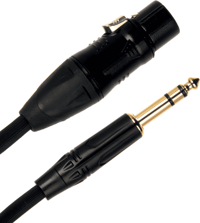 JUSTFJS3 Cable Micro XLR Femelle Jack Stereo 3M
