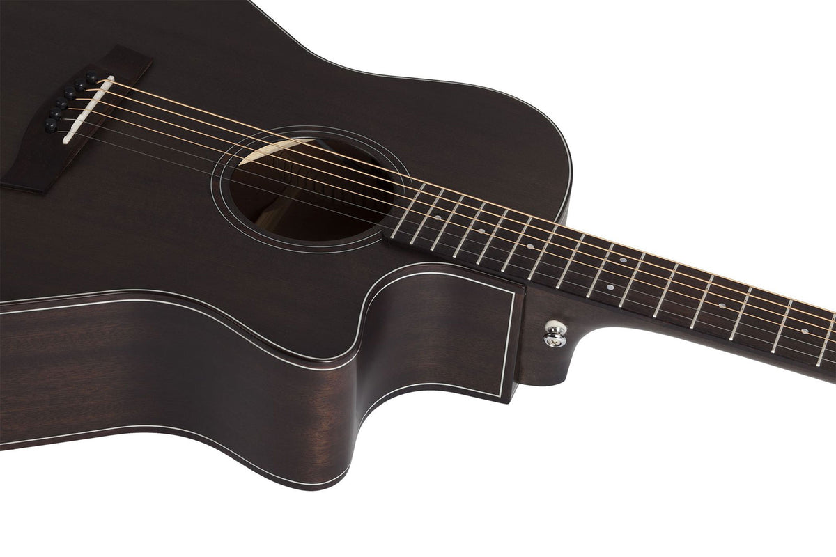 Orleans Studio Satin See Thru Black