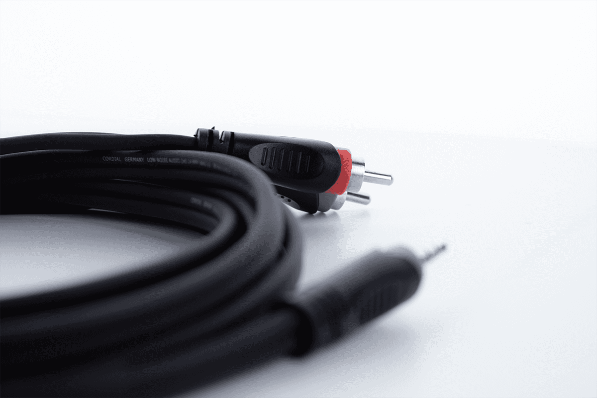 Câble Y Bretelle Mini-jack Stéréo / 2 RCA 5 M