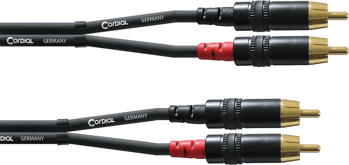 Câble Audio Double RCA 3 M