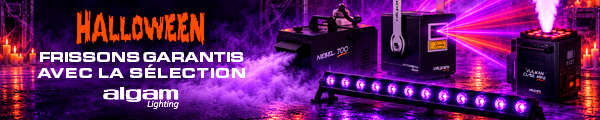 Découvrez notre sélection Algam Lighting pour Halloween et créez une ambiance terrifiante avec des éclairages et des effets pour vos soirées !