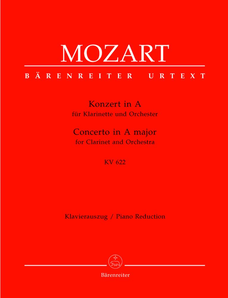 Barenreiter Moz W.A. - Concerto En La Majeur Kv 622 - Clarinette Piano