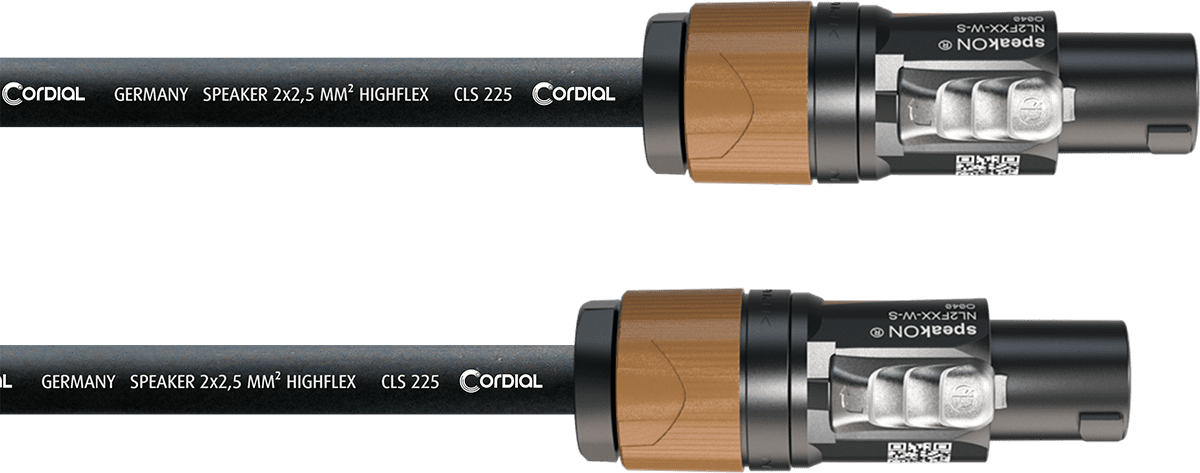 Cordial Cable H.P. Speakon 2 Points 1,5 M