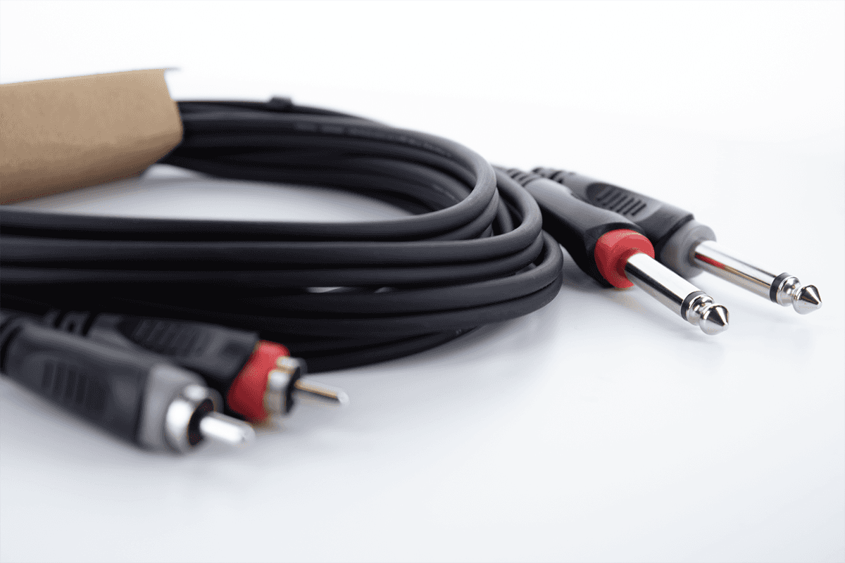 Câble Audio Double Jack Mono - RCA 1 M