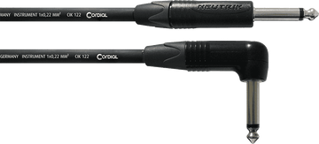 Cable Guitare Jack Droit /Coudé 3 M