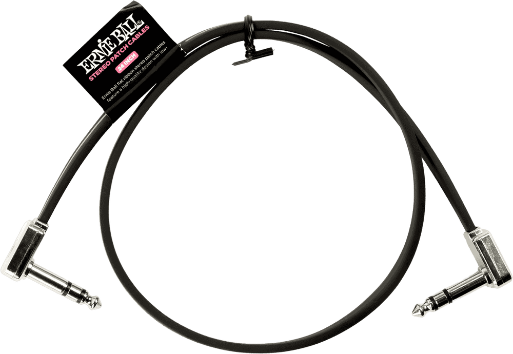 Cables Instrument Patch TRS - Coude Fin & Plat - 60 CM