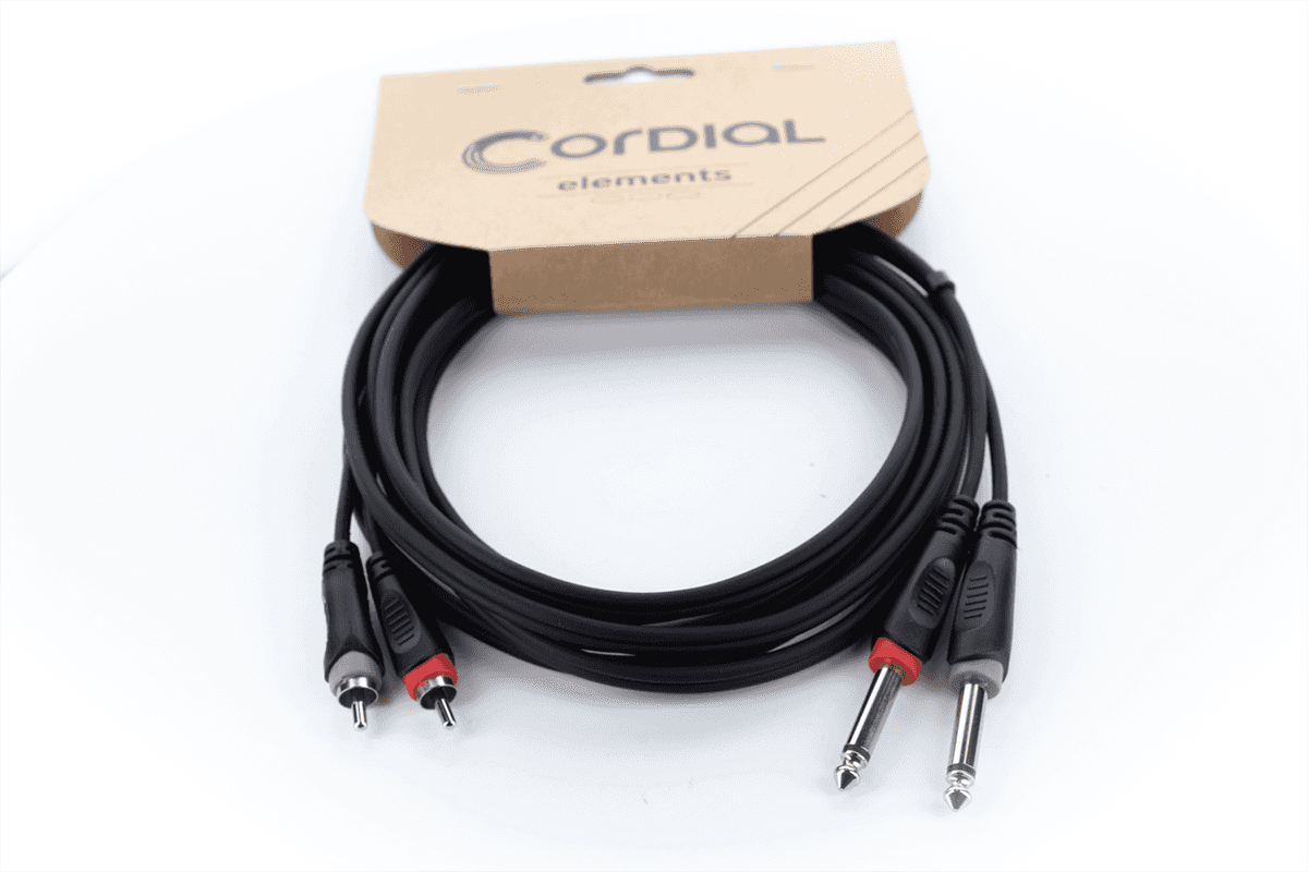 Câble Audio Double Jack Mono - RCA 6 M