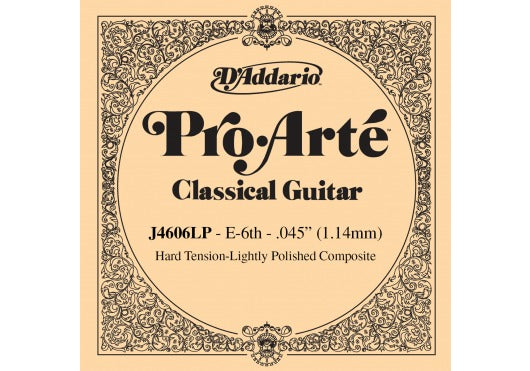 D'ADDARIO J4606LP PRO-arte Composite Hard Sixth String
