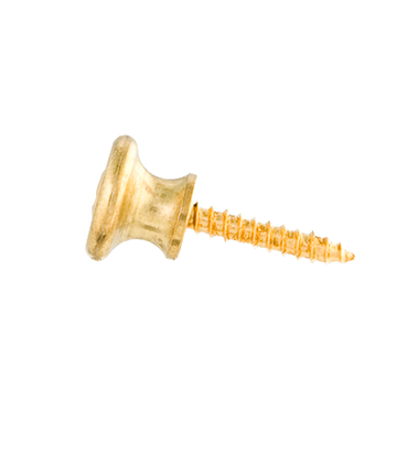 Strap Buttons Brass 2 Pack