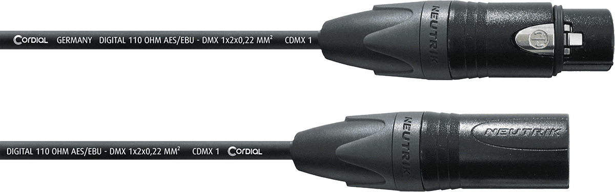 Câble DMX 5 Points 3 M