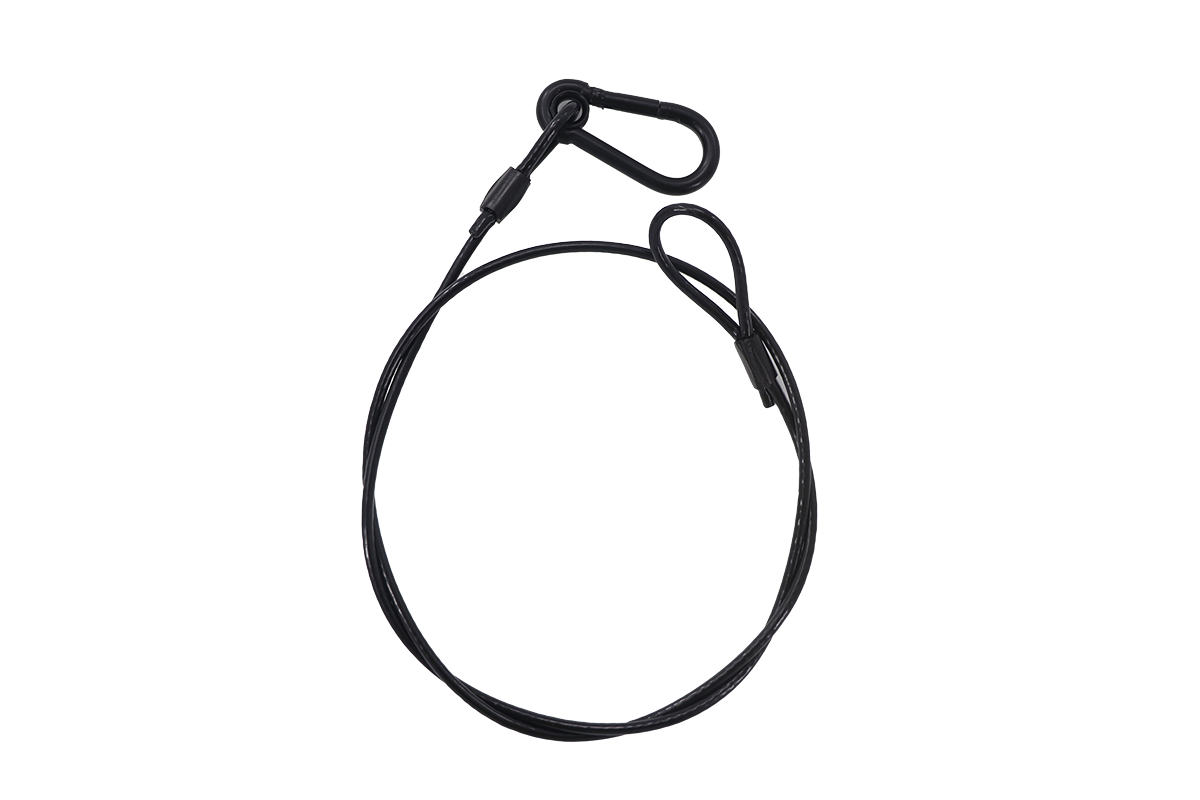 Algam Lighting Élingue De Sécurité 3 mm 75 cm Noir