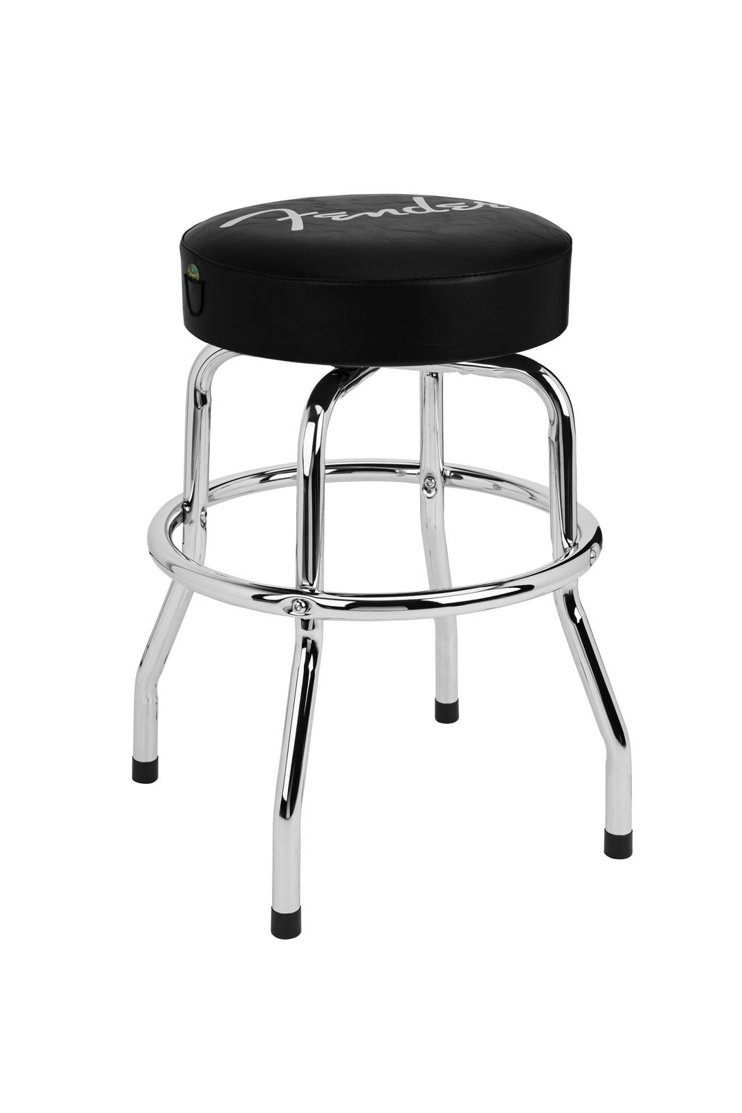 Fender Spaghetti Logo Pick Pouch Barstool Black-chrome 24"
