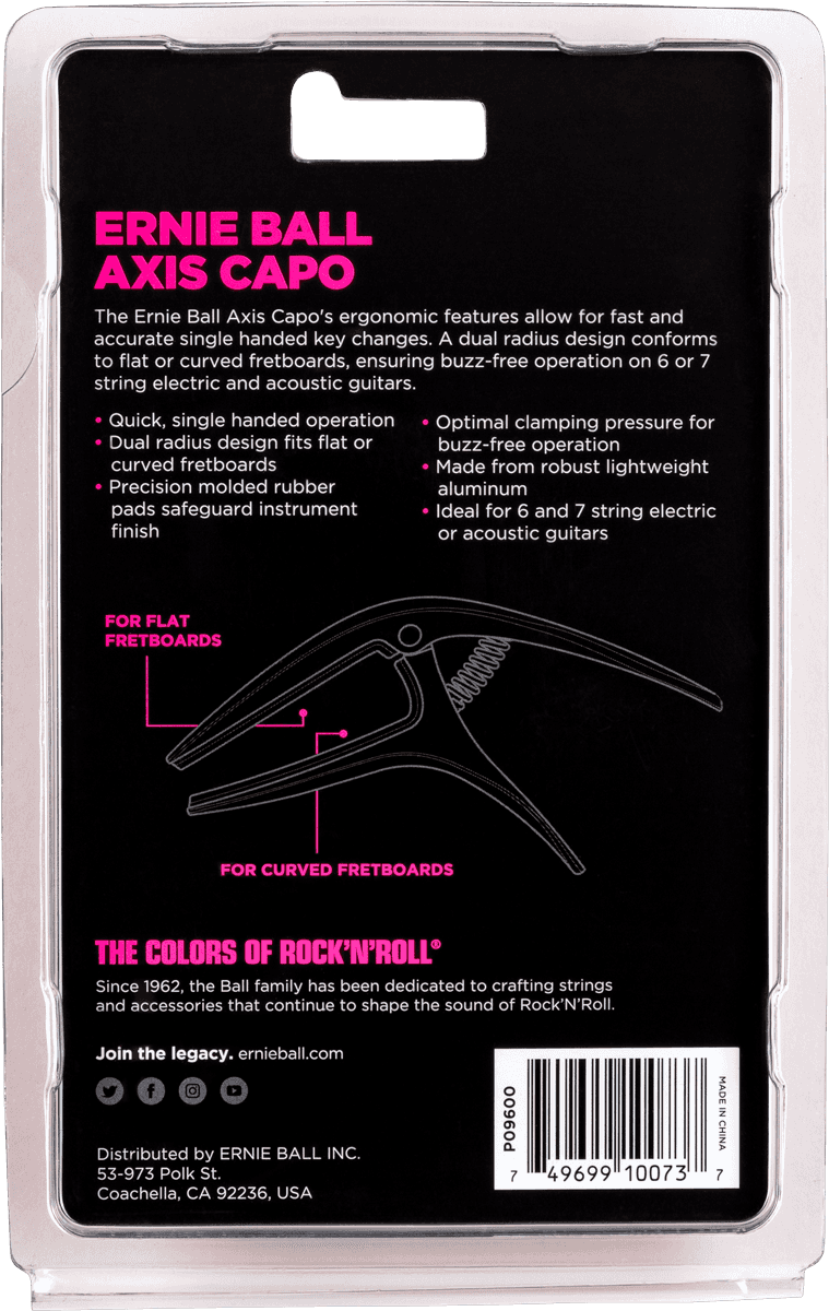 Capodastre Axis Noir