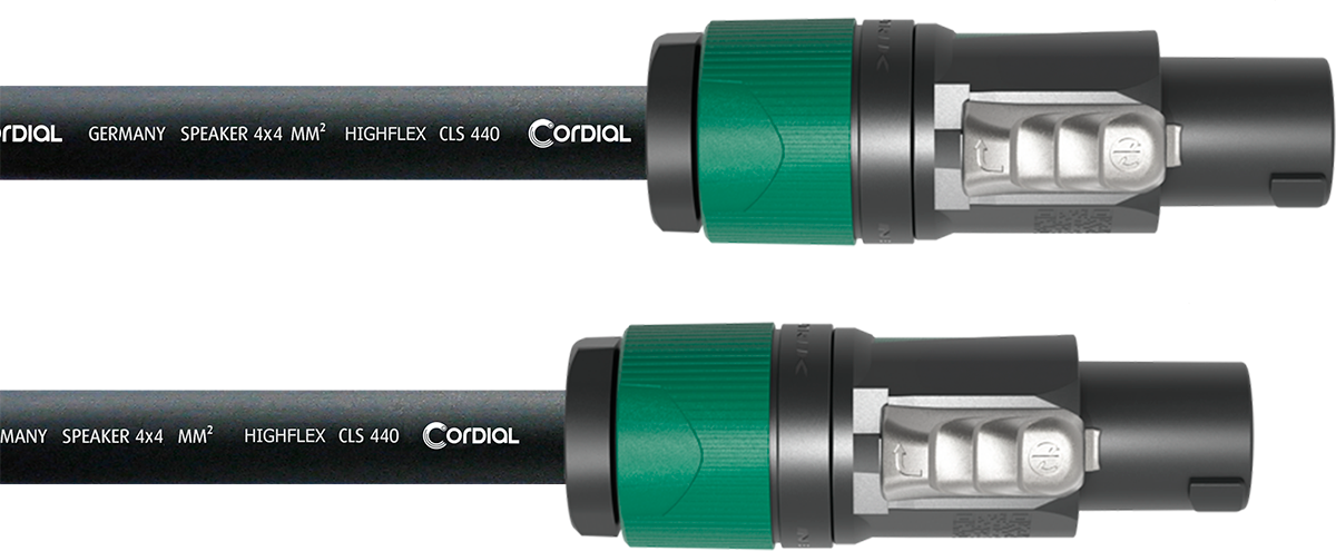 Cordial Câble HAUT-parleur Speakon 4 Points 4X 4MM - 10M