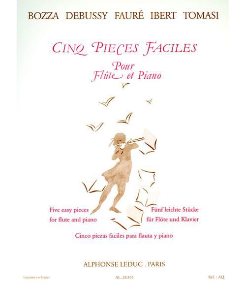 LEDUC CINQ PIECES FACILES - FLUTE ET PIANO