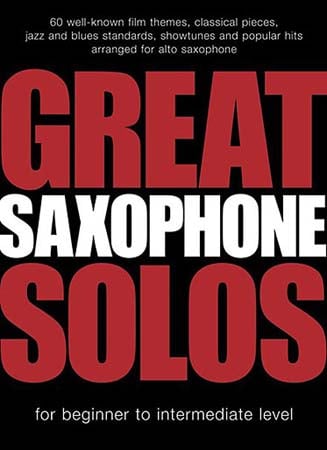 WISE PUBLICATIONS GREAT SAXOPHONE SOLOS - 60 THEMES - ALTO SAX