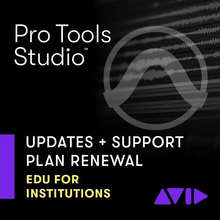 AVID PRO TOOLS STUDIO EDU INST ANN UPD SUPP PLAN RENEW