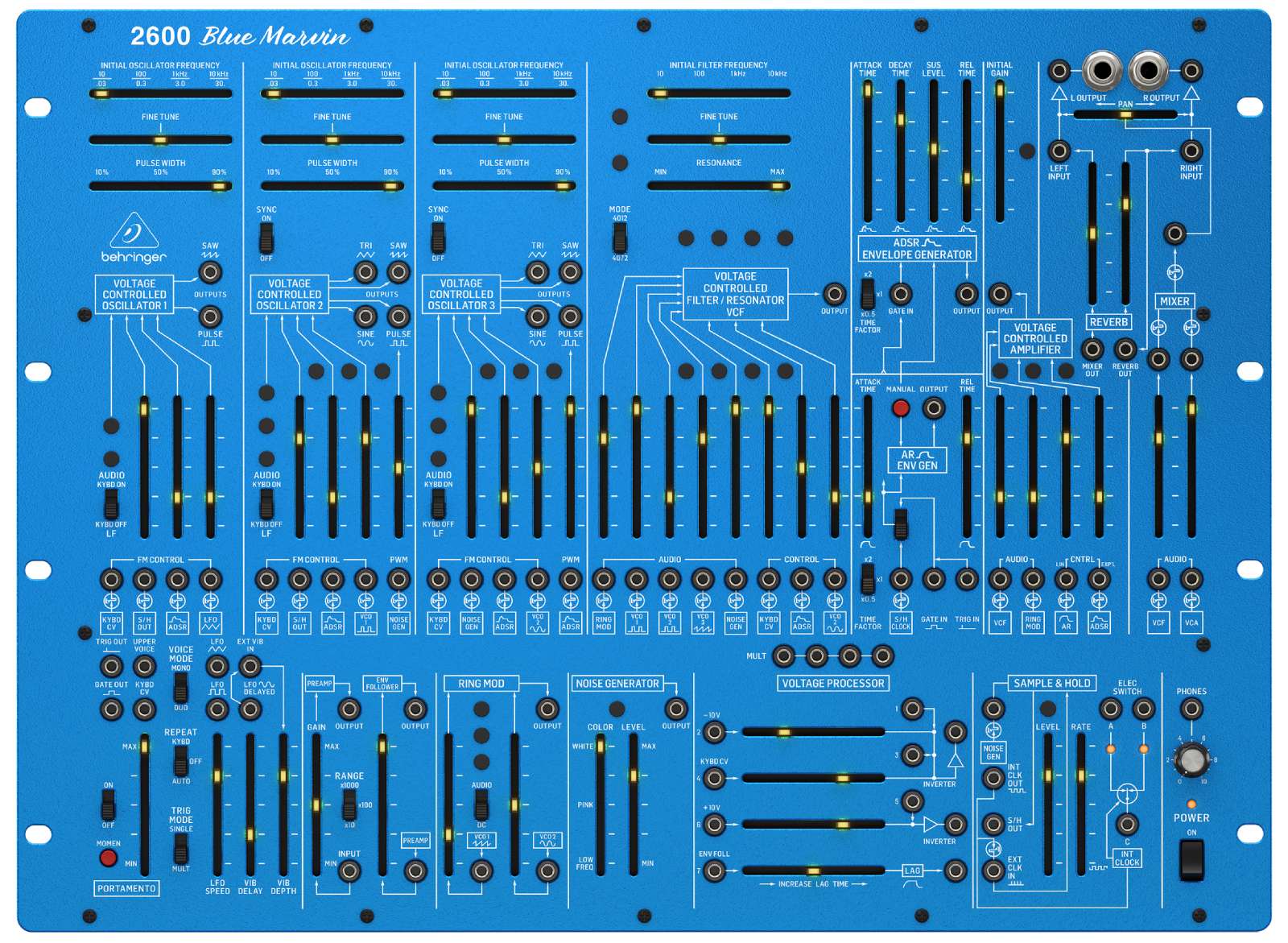 BEHRINGER 2600 BLUE MARVIN