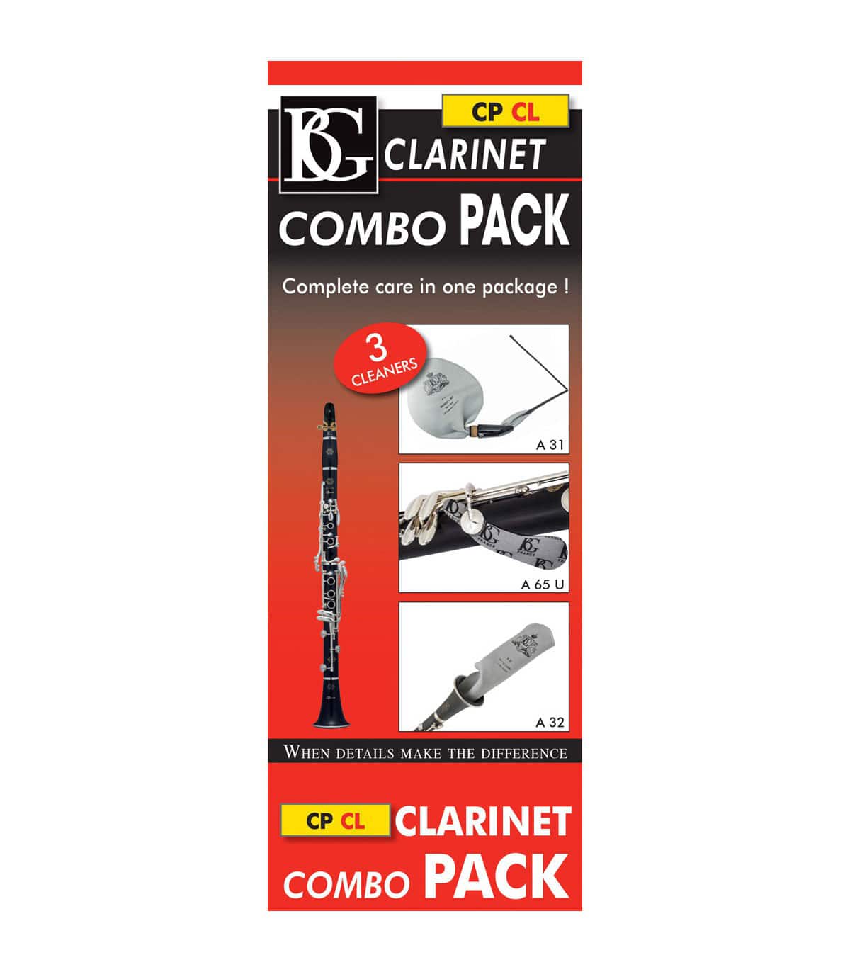 BG FRANCE COMBO PACK B-KLARINETTE (A31 + A32 + A65U)