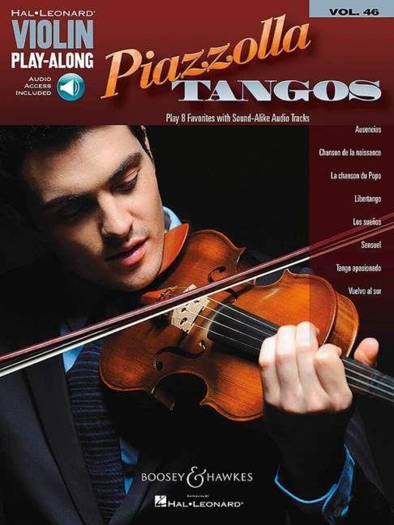 BOOSEY & HAWKES PIAZZOLLA TANGOS - VIOLIN PLAY ALONG VOL.46