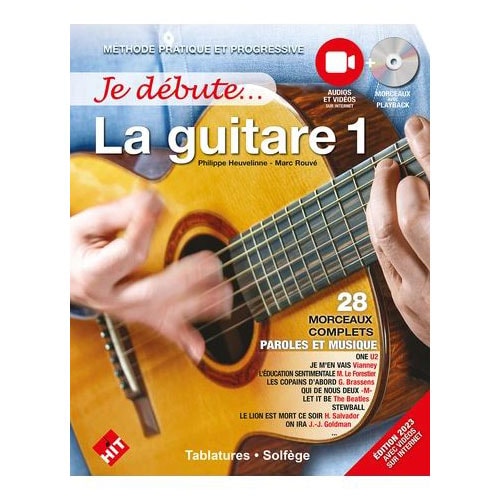 HIT DIFFUSION JE DEBUTE LA GUITARE + CD