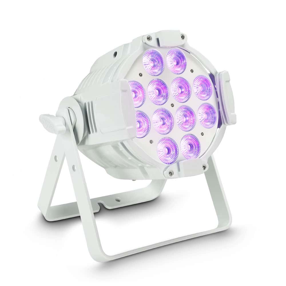 CAMEO STUDIO PAR 64 KANN RGBWA + UV 12 W WH - 12 W RGBWA + UV LED PAR PROJEKTOR 12 W, WEISSE BOX