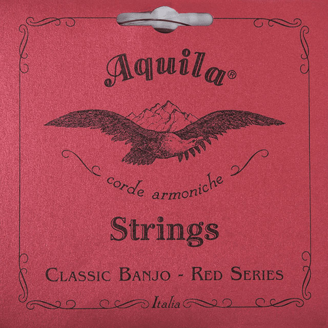 AQUILA 12B RED 5 STRING BANJO SET, DCGCG', MEDIUM DRAWL