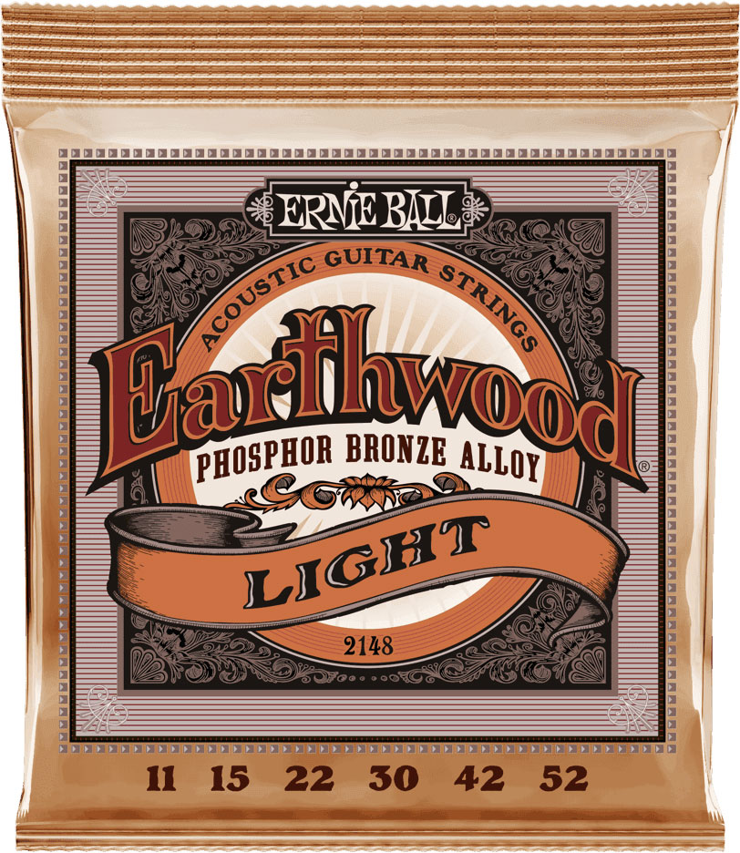 ERNIE BALL 2148 EARTHWOOD 11-52 PHOSPHORE BRONZE