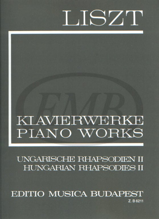 EMB (EDITIO MUSICA BUDAPEST) LISZT FRANZ - RHAPSODIES HONGROISES VOL.2 N°10-19 - PIANO