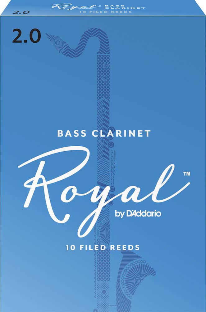 D'ADDARIO - RICO ROYAL BASS-KLARINETTENBLTTER STRKE 20 10ER-PACKUNG