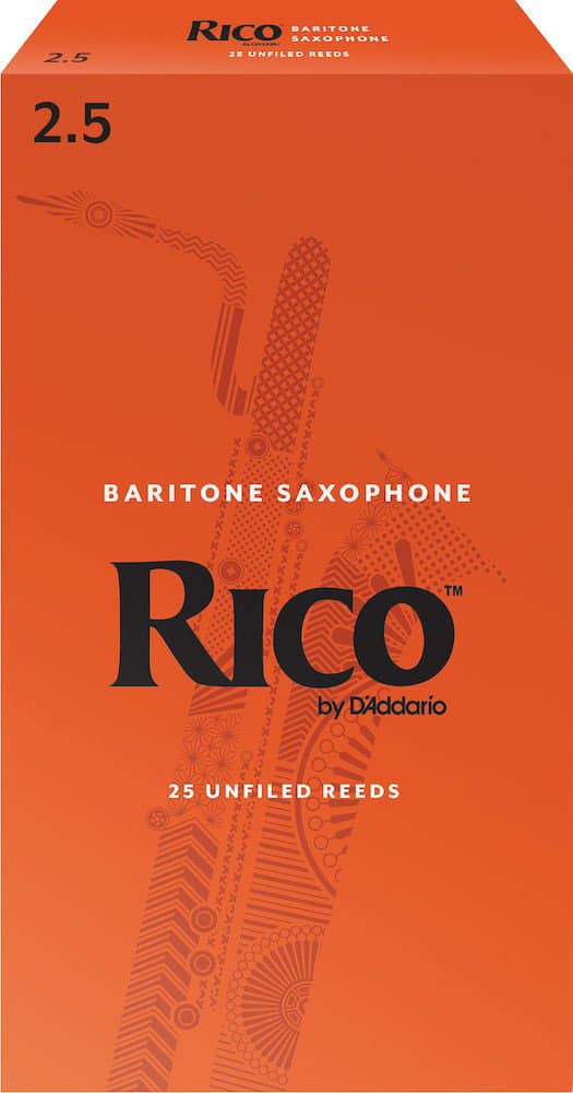 D'ADDARIO - RICO RLA2525 - RICO BARITONE SAXOPHONE BLTTER FORCE 2.5 BOX OF 25