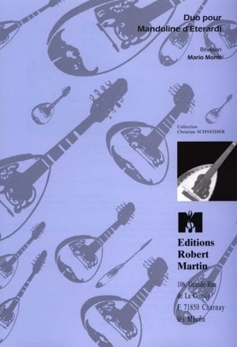 ROBERT MARTIN ETERARDI - DUO POUR MANDOLINE