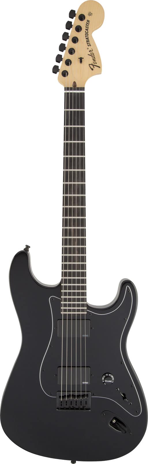 FENDER JIM ROOT STRATOCASTER EBO, FLAT BLACK