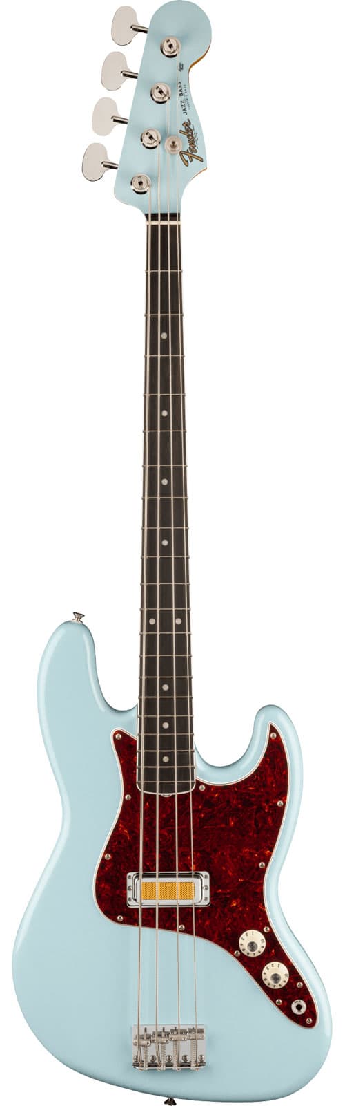 FENDER MEXICAN GOLD FOIL JAZZ BASS EBO SONIC BLUE