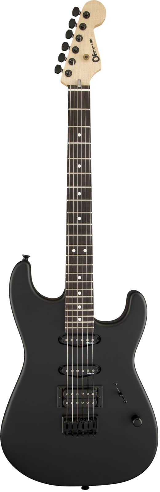 CHARVEL USA SELECT SAN DIMAS STYLE 1 HSS HT RW, PITCH BLACK