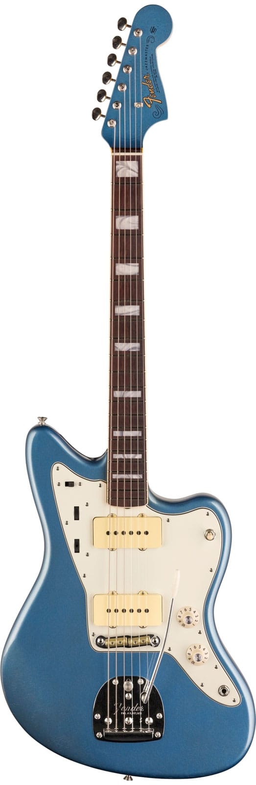 FENDER CUSTOM SHOP JAZZMASTER CS TIME MACHINE '67 - DLX CLOSET CLASSIC, AGED LAKE PLACID BLUE