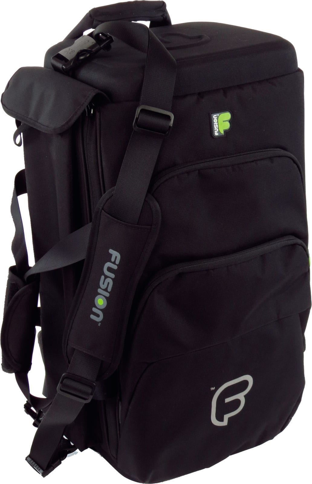 FUSION BAGS TASCHE TRIPLE TROMPETTE BLACK UB-04-BK