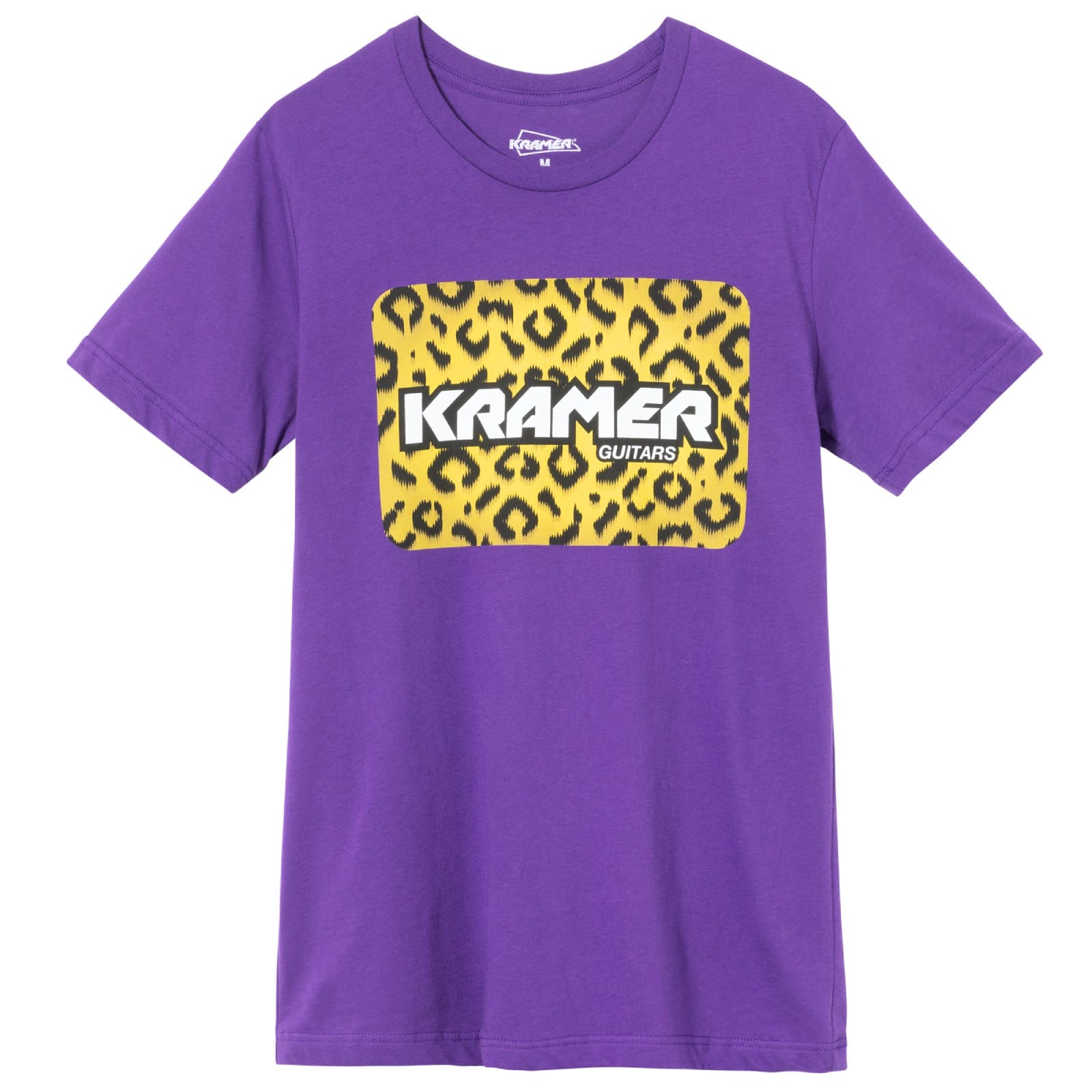 GIBSON ACCESSORIES KRAMER LEOPARD TEE VIOLET SIZE M 