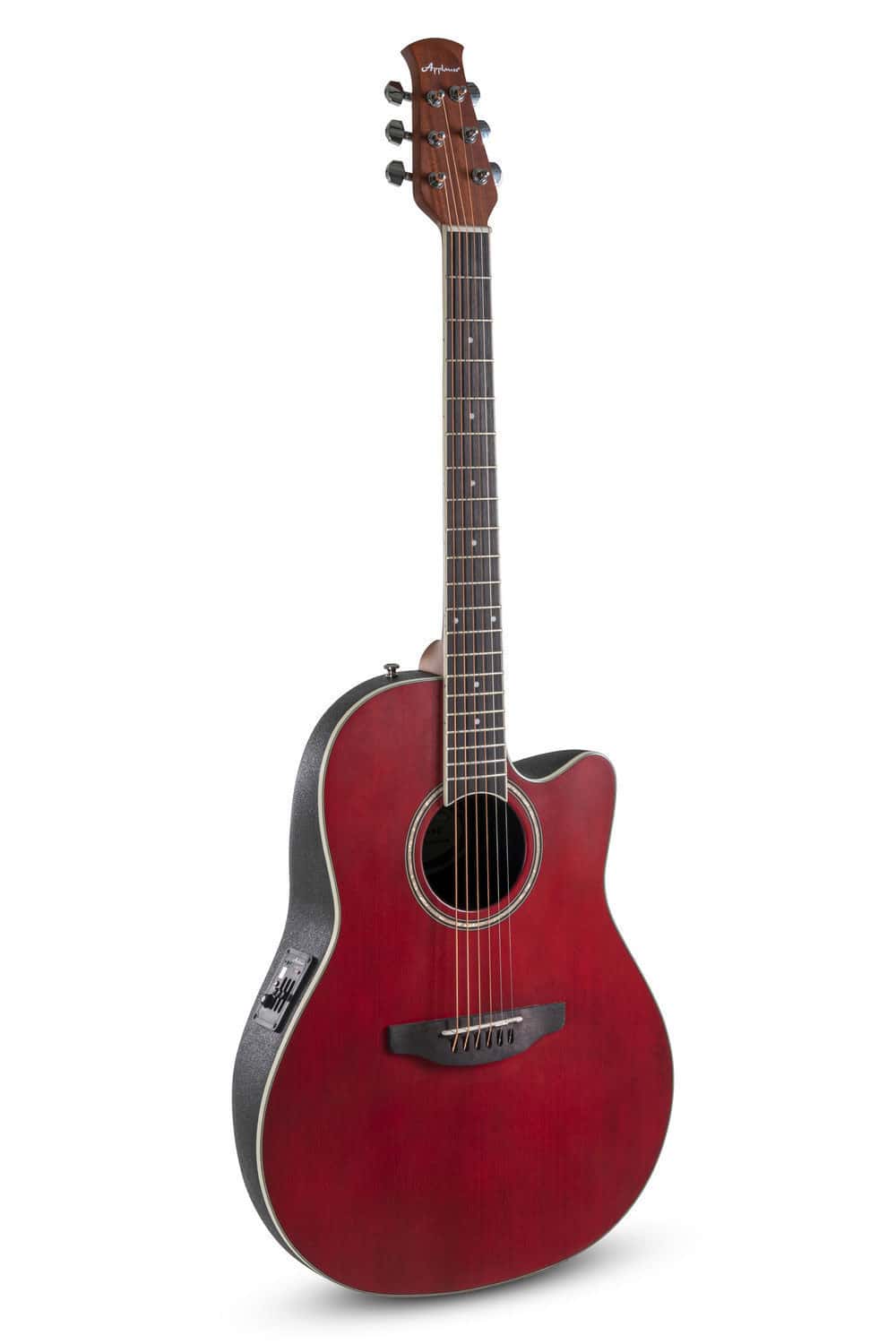 APPLAUSE E-AKUSTIKGITARRE TRADITIONAL AB24 MID CUTAWAY RUBY RED SATIN