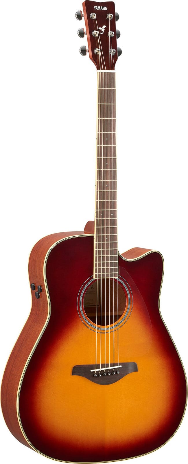 YAMAHA FGC-TA BROWN SUNBURST