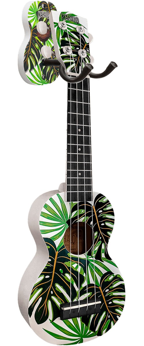 MAHALO SOPRANO MONSTERA WITH GIGBAG AND WALL STAND