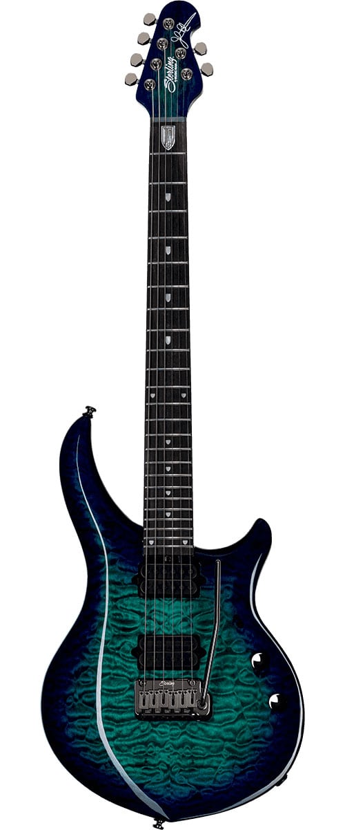 STERLING GUITARS JP MAJESTY DIMARZIO CERULEAN PARADISE