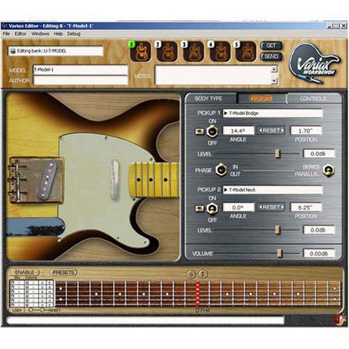 LINE 6 VARIAX WORKBENCH VRXVDIUSBIF SOFTWARE FOR FIREHAWK 1.5