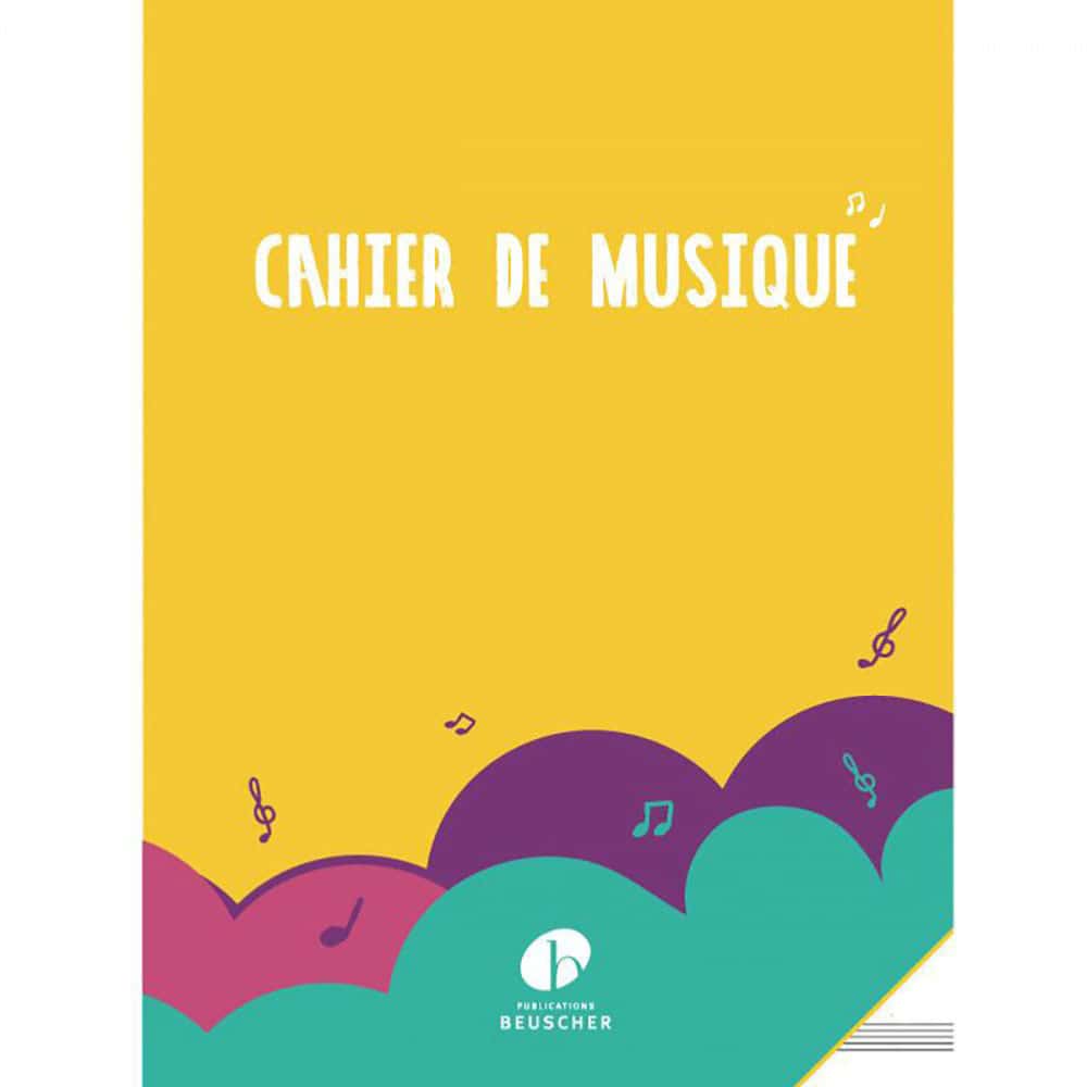 LEMOINE CAHIER DE MUSIQUE 12 PORTEES - GRAND FORMAT