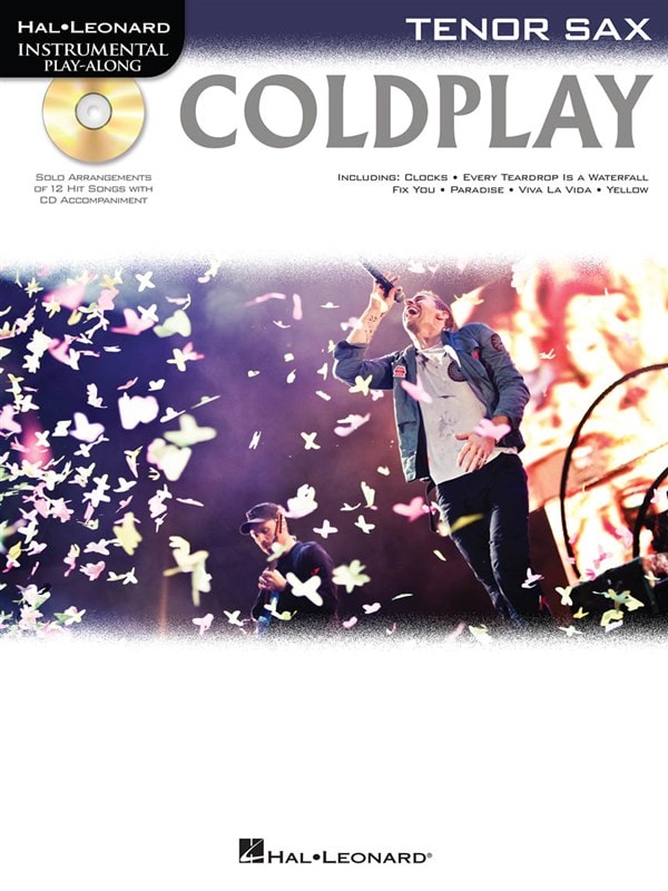 HAL LEONARD INSTRUMENTAL PLAY ALONG - COLDPLAY TSAX + CD - FLUTE