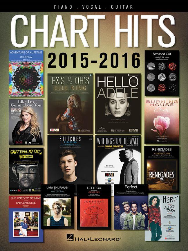 HAL LEONARD CHART HITS OF 2015-2016 - PVG