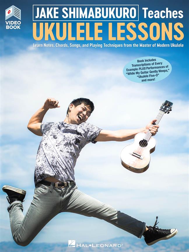 HAL LEONARD JAKE SHIMABUKURO TEACHES UKULELE LESSONS + VIDEO EN LIGNE 