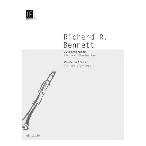 UNIVERSAL EDITION BENNETT R.R. - CONVERSATIONS FOR 2 CLARINETS